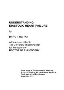 Understanding diastolic heart failure