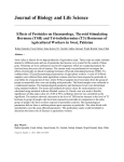 Effects of Pesticides on Haematology, Thyroid Stimulating Hormone