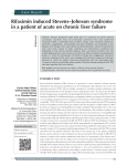 Rifaximin induced Stevens–Johnson syndrome in a patient of acute