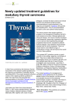 Newly updated treatment guidelines for medullary thyroid carcinoma
