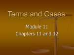 Terms and Cases