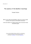 The Essence of The Buddha`s Teachings