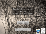 Quantum Entanglement and the Geometry of Spacetime