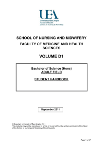 Volume D1 - Student Handbook - Adult