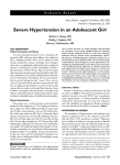 Severe Hypertension in an Adolescent Girl
