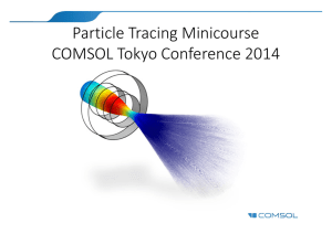 Particle Tracing Minicourse