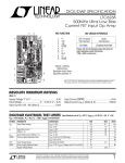 LTC6268 DICE - 500MHz Ultra-Low Bias Current FET Input Op Amp