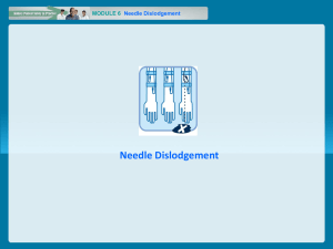 Needle Dislodgement - Keeping Kidney Patients Safe