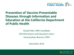 Preteen Vaccine Week 2015 Campaign focus: HPV