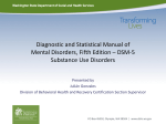 Diagnostic and Statistical Manual of Mental Disorders, Fifth Edition