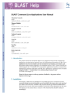 BLAST Command Line Applications User Manual