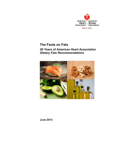 50 Years of American Heart Association Dietary Fats