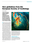 New guidelines from the European Society of Cardiology