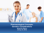 Pharmacological Concepts: Pediatric and Geriatric Considerations