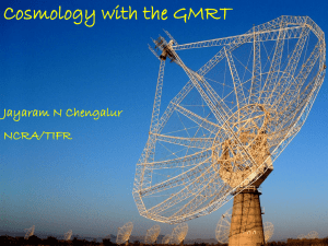 Cosmology with GMRT