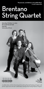 Brentano String Quartet - Hancher