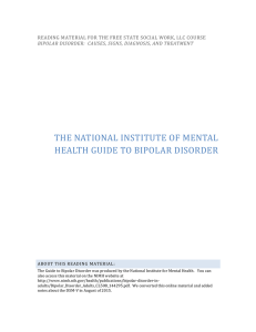 the national institute of mental health guide to bipolar disorder