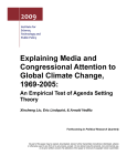Explaining Media and Congressional Attention to Global Climate
