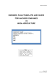 Section 6.0 MARKETING PLAN