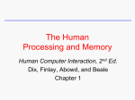 Human Information Processing