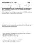 AP Statistics Review 8.4 – 8.6 Name Period ______ Formulas: On