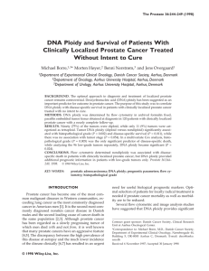 DNA ploidy and survival of patients with clinically localized prostate