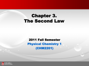 Chapter 3. The Second Law