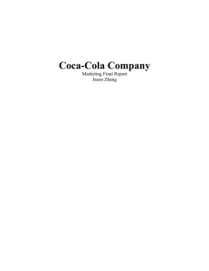 Coca-Cola Company - Loyola Community