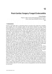 12 Post-Cardiac Surgery Fungal Endocarditis