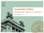 Sustainable Welfare