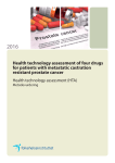 Health technology assessment of four drugs for patients with