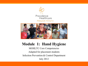 Module 1: Hand Hygiene - Providence Healthcare