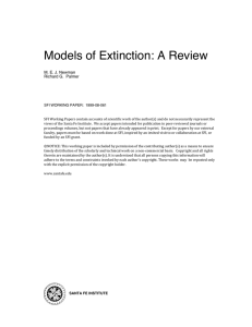 Models of Extinction