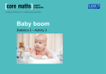 Statistics_Baby_boom - Core Maths Support Programme