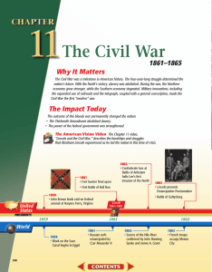 CHAPTER 11 The Civil War