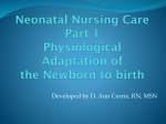 Neonatal Nursing Care