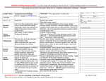 Narrative charting resource sheet