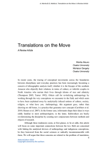 Translations on the Move