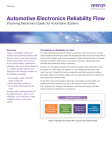 Automotive Electronics Reliability Flow