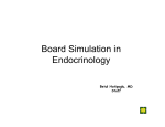 Board Simulation in Endocrinology