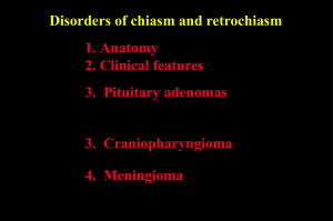 optic tract syndrome