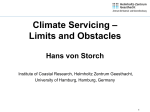 Climate Service - Hans von Storch