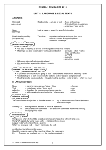 unit 2 – understanding structure