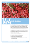 Topic guide 14.4: Cell division