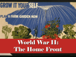 World War 2 TheHome Front