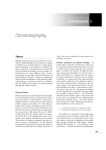 Text material on chromatography