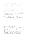 STAT 515 -- Chapter 6: Continuous Distributions