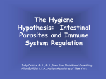 The Hygiene Hypothesis: Intestinal Parasites and