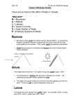 Factors Affecting Climate