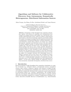Algorithms and Software for Collaborative Discovery from